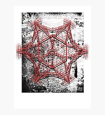 Electro mandala #2 Photographic Print