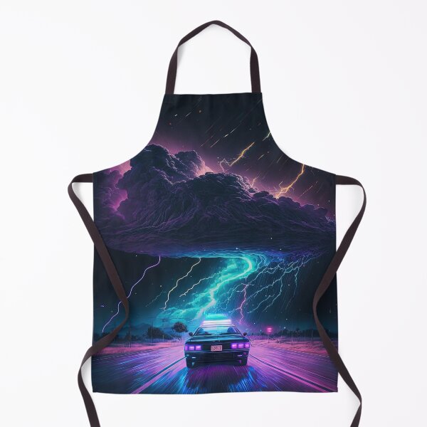 Item preview, Car driving through lightning designed and sold by artyficial-.