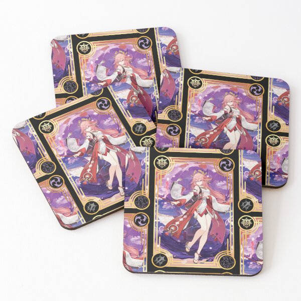 Item preview, Yae Miko - Black Border designed and sold by RynTheArtist.