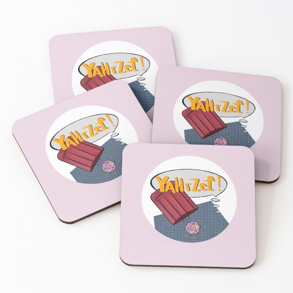 Item preview, "YAHTZEE!" Natural 20 D20 designed and sold by ShopLeamyArt.