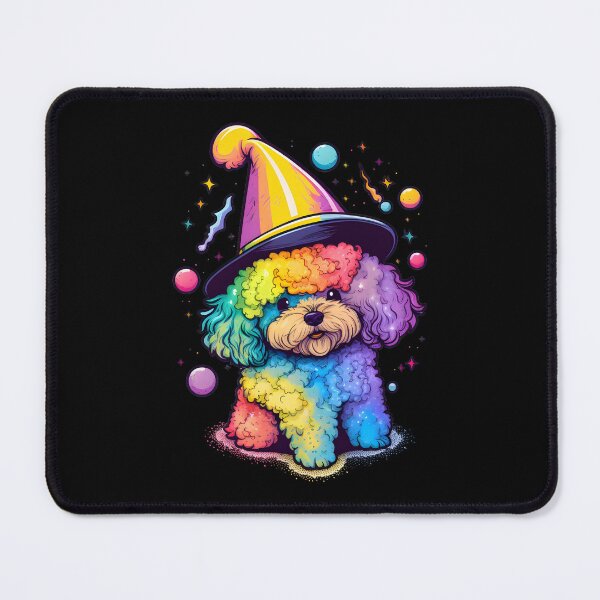 Item preview, Poodle Dog Wizard Witch Kawaii designed and sold by Leonardo Palumbo.