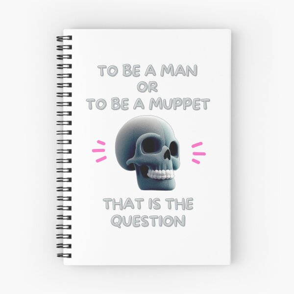 Item preview, Man or Muppet cool funny design designed and sold by Ricardo Gutierrez.