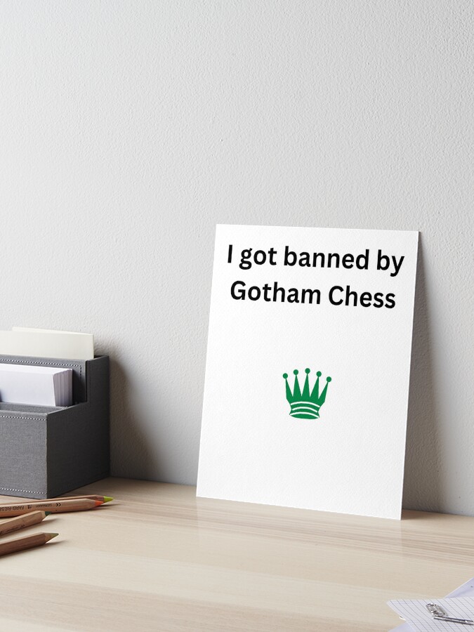 Gothamchess cartoon | Art Print