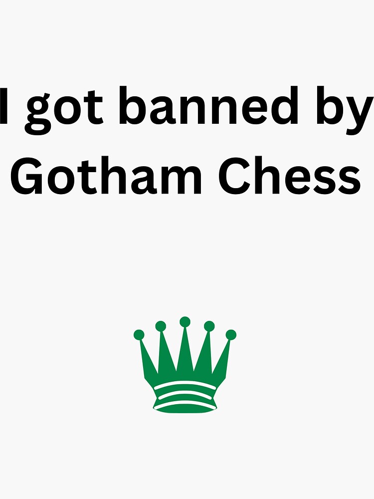 Gothamchess cartoon Sticker for Sale by GambitChess