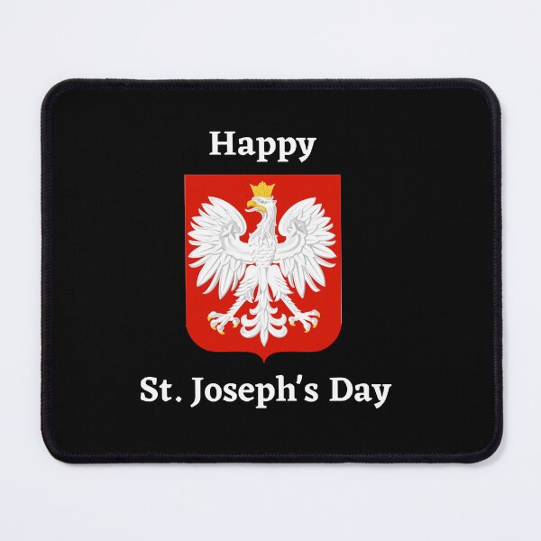 Artikelvorschau, Happy St. Joseph's Day - Polnischer Adler auf Wappen entworfen und verkauft von WigOutlet.