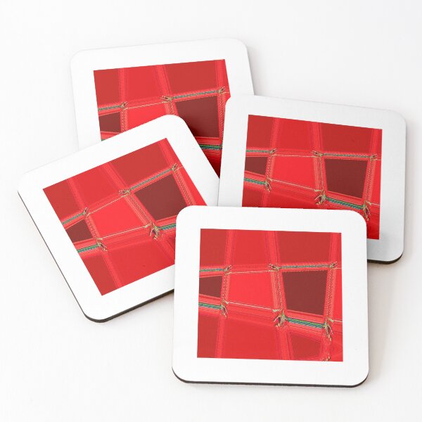 Aperçu de l'œuvre Red squares kind of créée et vendue par Nick Pautrat.
