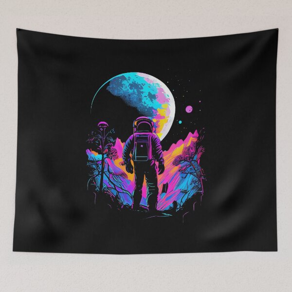 Item preview, Synthwave Astronaut designed and sold by pedrogag.
