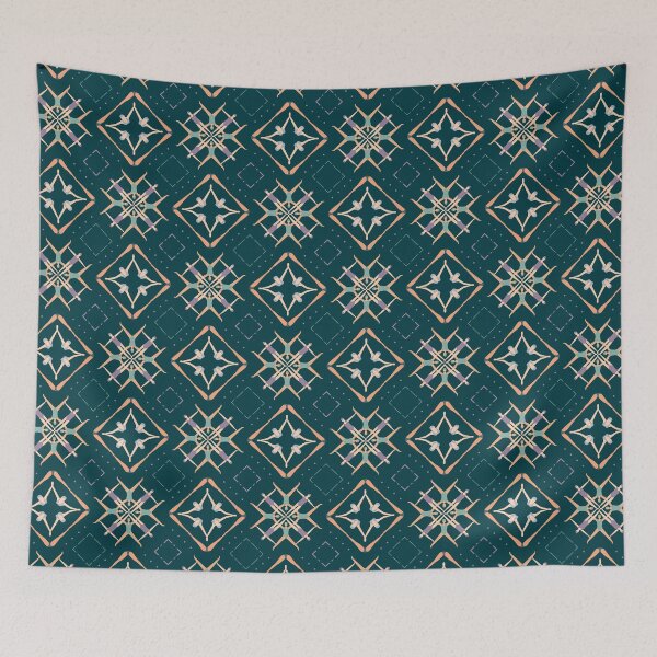 Item preview, Synchronised swimmers on green background - repeat pattern designed and sold by LucyFaulke.