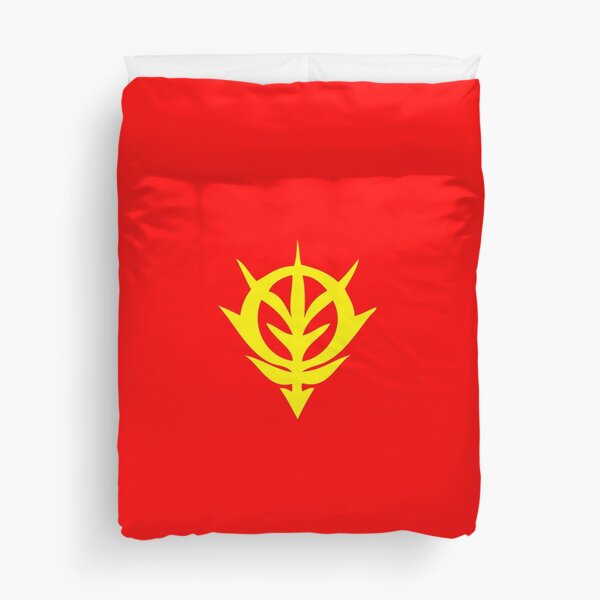 Gundam Zeon Logo Duvet Cover