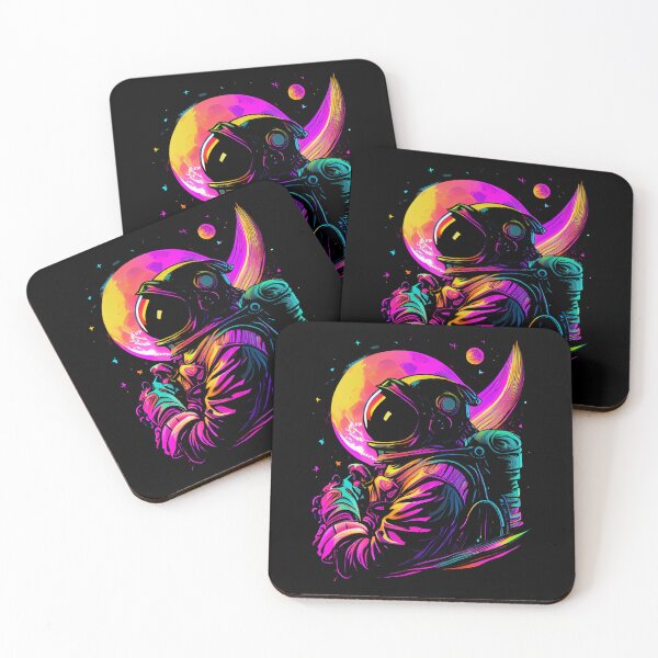 Item preview, Synthwave Astronaut designed and sold by pedrogag.