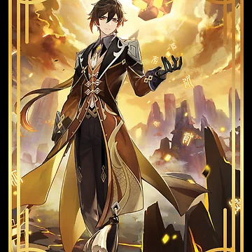 Imagen de la obra Zhongli - Black Border de RynTheArtist