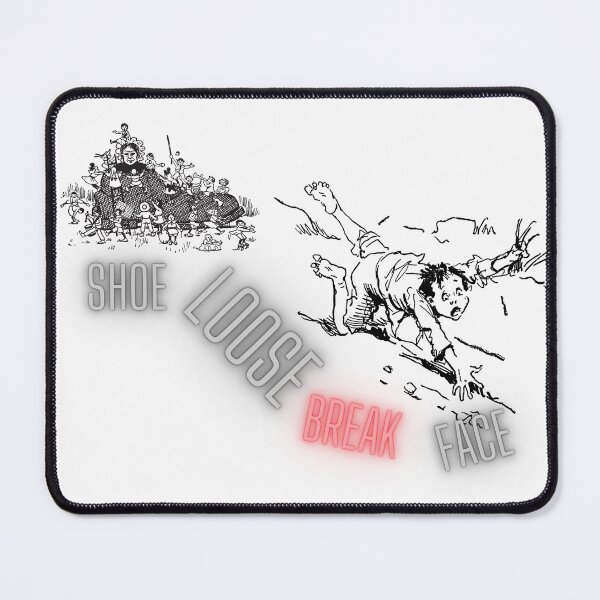 Item preview, Hand Drawn Funny vintage meme shoe loose break face designed and sold by PixelPizzazz.
