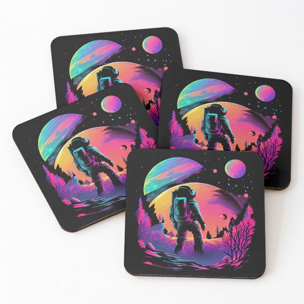 Item preview, Synthwave Astronaut designed and sold by pedrogag.