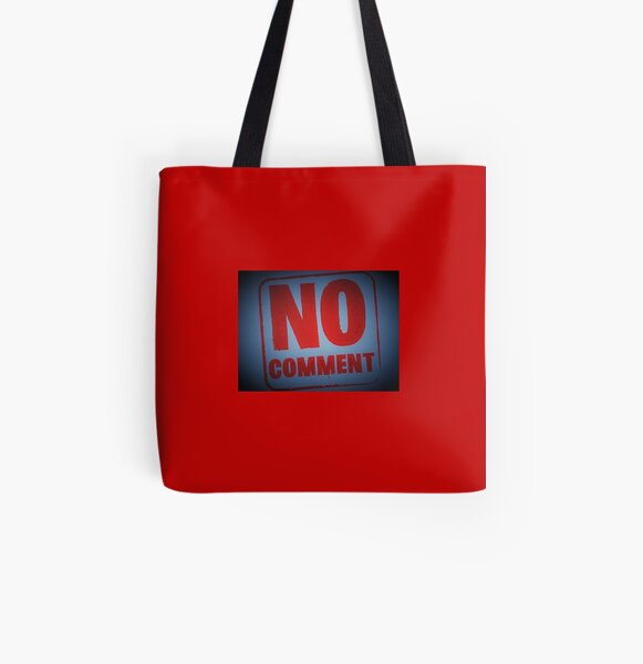 Tony DuPuis "No Comment" All Over Print Tote Bag