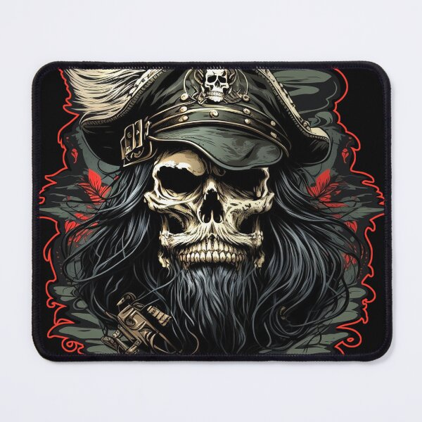 Item preview, Pirate Captain Skull designed and sold by SinMagellan.