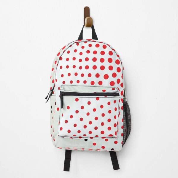 Item preview, abstract red and black dots with titanium white designed and sold by DGtaLrtcom.