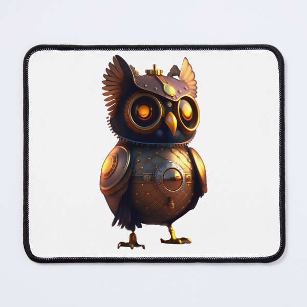 Item preview, owl steam punk ai designed and sold by aipaint.