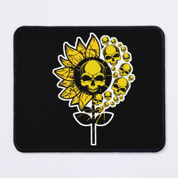 Item preview, Sunflower Skeleton Skull designed and sold by Whitetailcrafts.