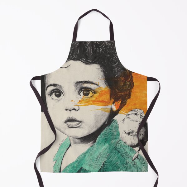 Item preview, Spitting Black | little child with birds realistic portrait designed and sold by Marco Paludet.