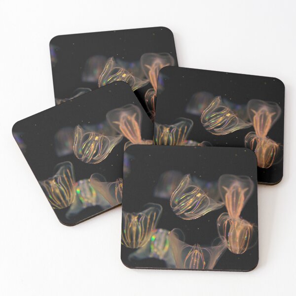 Item preview, Bright and colourful comb jellyfish (or ctenaphore) with bioluminescence designed and sold by Kasadams.