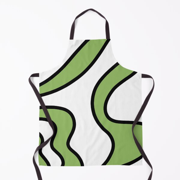 Item preview, Green Liquid Wavy Pattern designed and sold by ZonurePatterns.