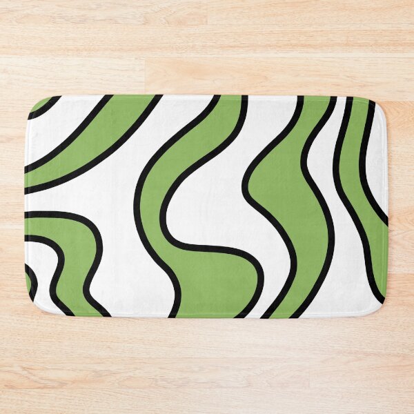 Item preview, Green Liquid Wavy Pattern designed and sold by ZonurePatterns.