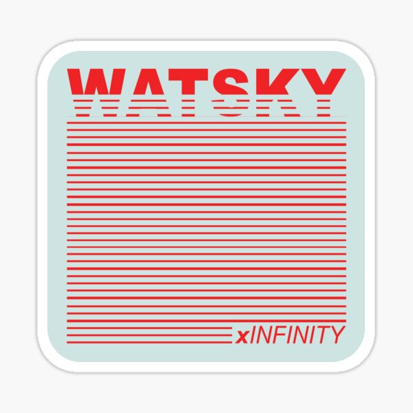 Watsky Lined Sticker