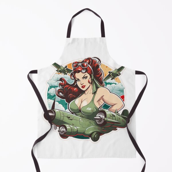 Item preview, Bomber Pinup Girl designed and sold by CombatCreatives.