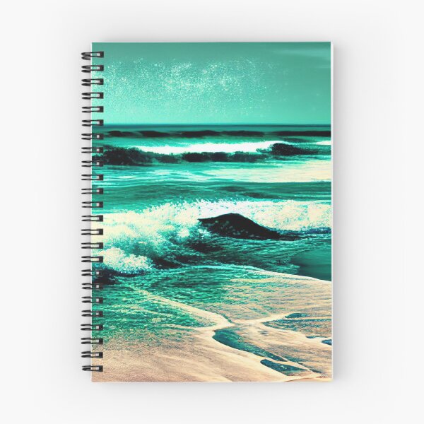 Artikelvorschau, Strand und Meer mit rollenden Wellen entworfen und verkauft von LivingBold.