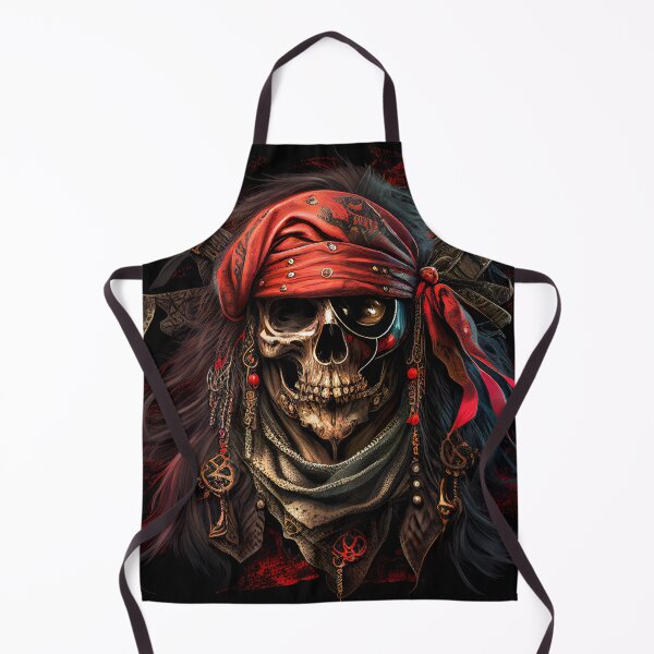 Item preview, Pirate Skull In Bandana, Pirate Skull, Skull T-Shirt designed and sold by RSDESIGNSteam.