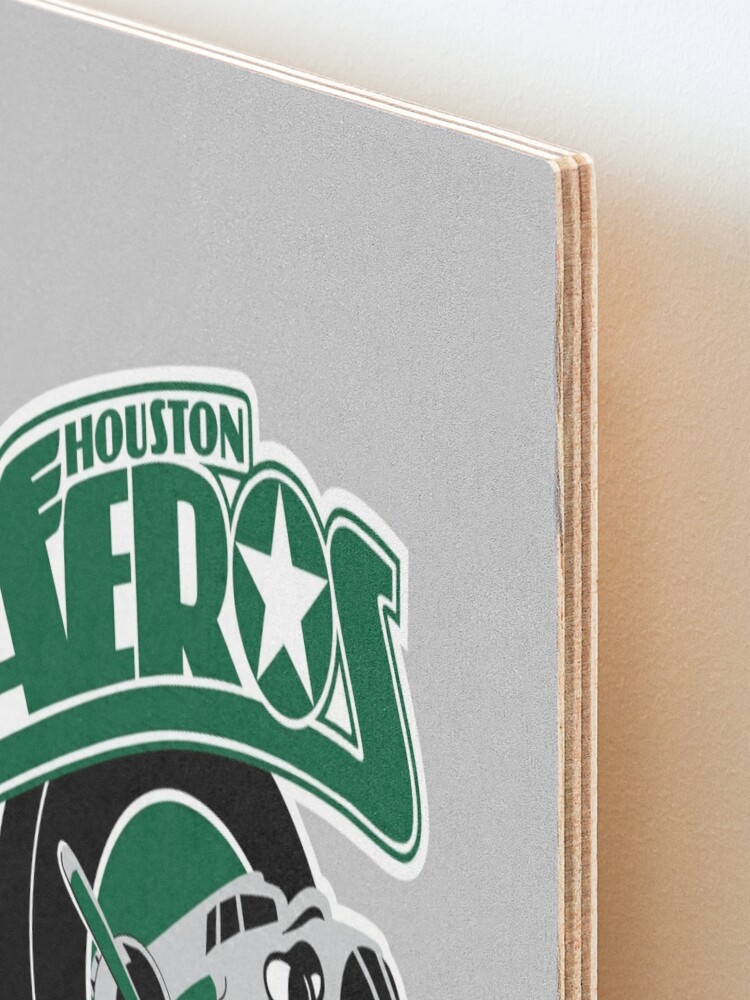 Houston Aeros defunct hockey team emblem vintage | Mounted Print