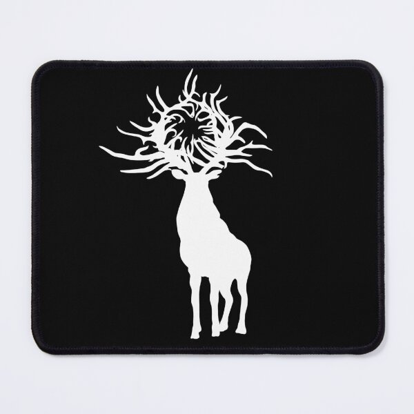 Item preview, Morozova's Stag White Silhouette designed and sold by RockyCreekArt.