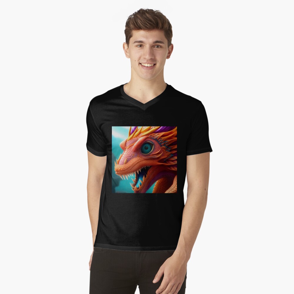 Item preview, V-Neck T-Shirt designed and sold by dragynrain.