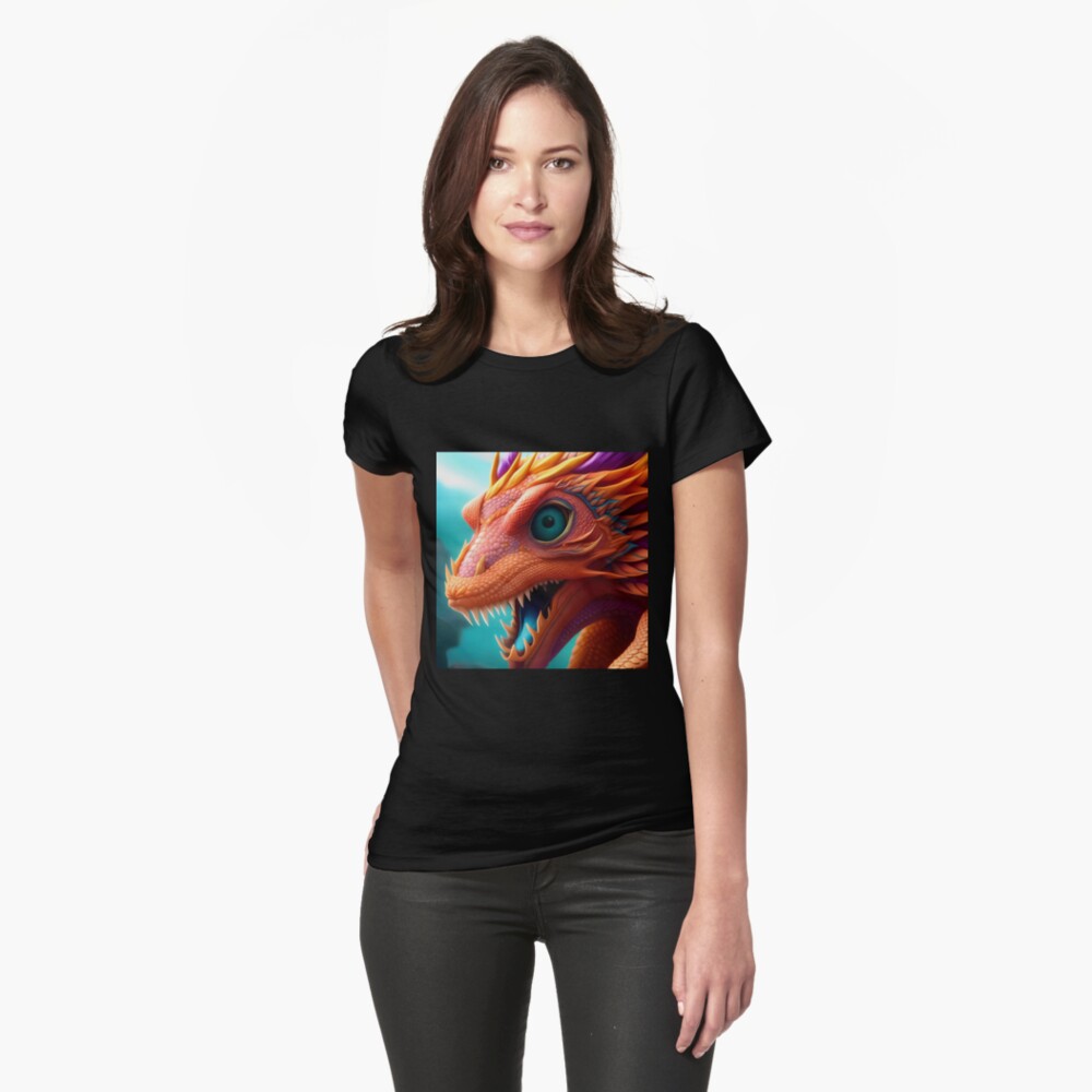 Item preview, Fitted T-Shirt designed and sold by dragynrain.