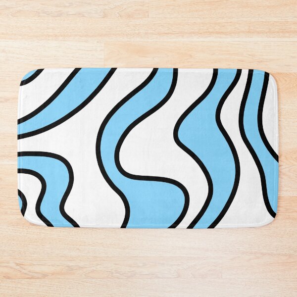 Item preview, Blue Liquid Wavy Pattern designed and sold by ZonurePatterns.