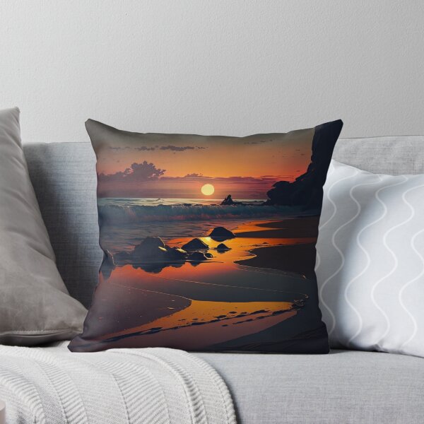 Item preview, Relaxing Ocean Sunset Art designed and sold by LivingBold.