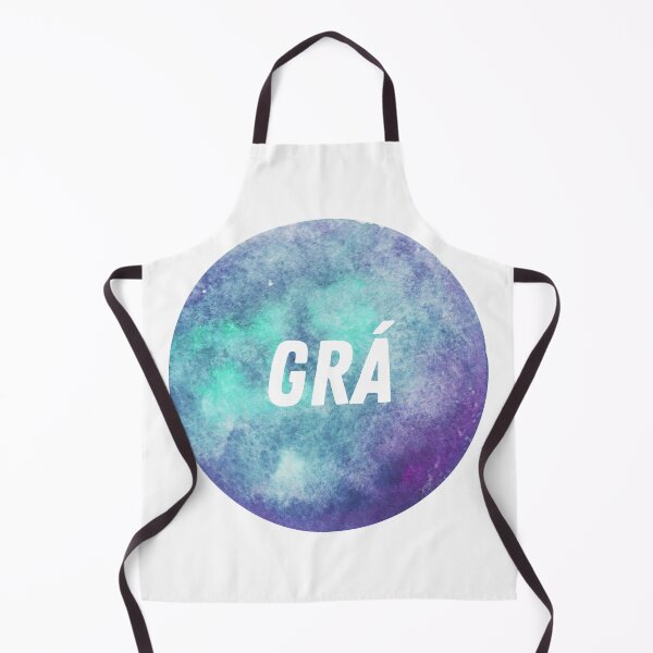 Item preview, Gaeilge Grá Irish Language Galaxy in Space Circle designed and sold by Irishprints.