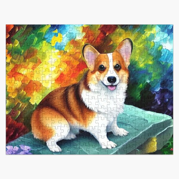 Corgi Puppy Jigsaw Puzzle for Sale by ArtistsQuest