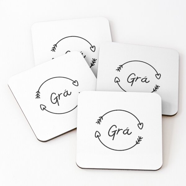 Item preview, Grá Irish Language meaning Love With Heart Arrows designed and sold by Irishprints.