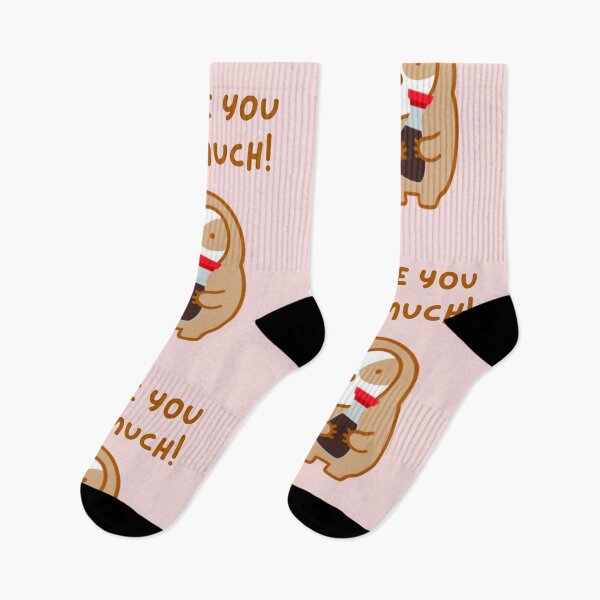 Item preview, I Love You So Much Soy Sauce Sloth  designed and sold by theslothinme.
