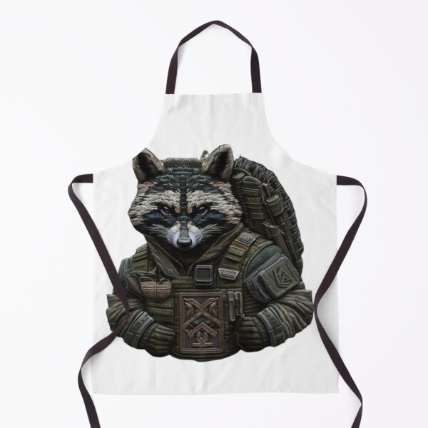 Item preview, embroidered chevron with a special forces raccoon designed and sold by TaibVVS.