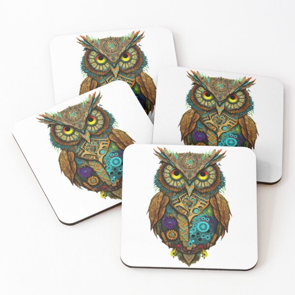 Item preview, Steampunk Mechanical Owl designed and sold by LuxindaSwirl.