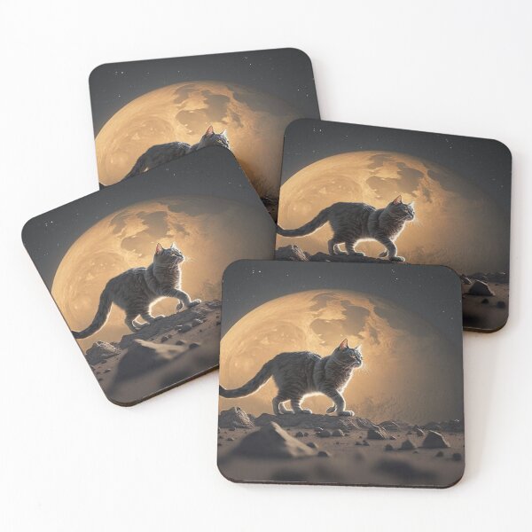 Item preview, Cat walking in space designed and sold by NxtGenArt.