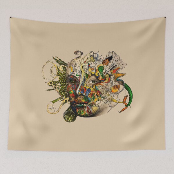 Item preview, Colorful surrealistic portrait designed and sold by JonReason.