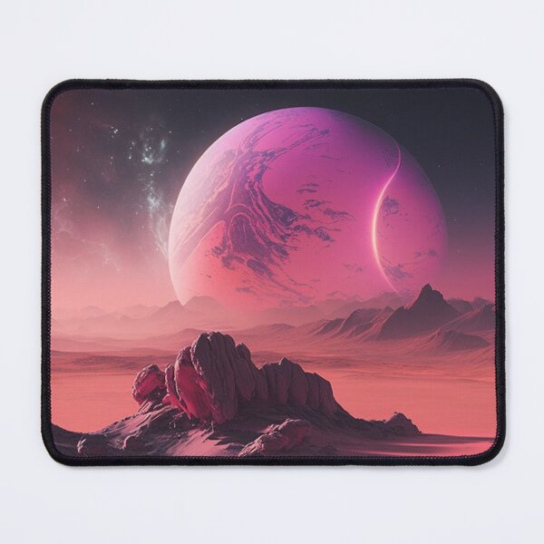 Item preview, Pink desert galaxy big planet designed and sold by NxtGenArt.