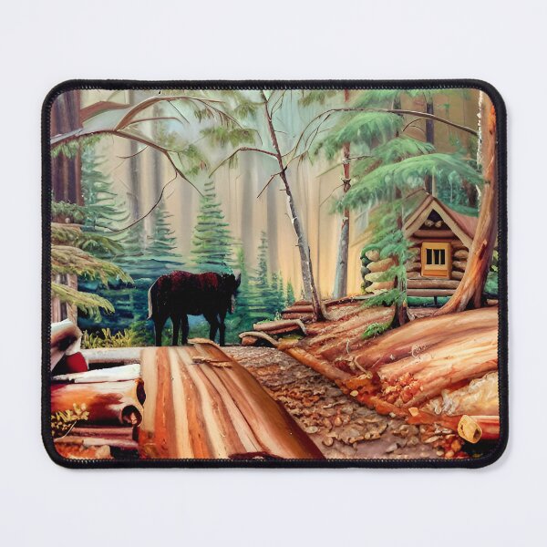 Item preview, Cozy Cabin In The Woods designed and sold by LRenee Art Studio.