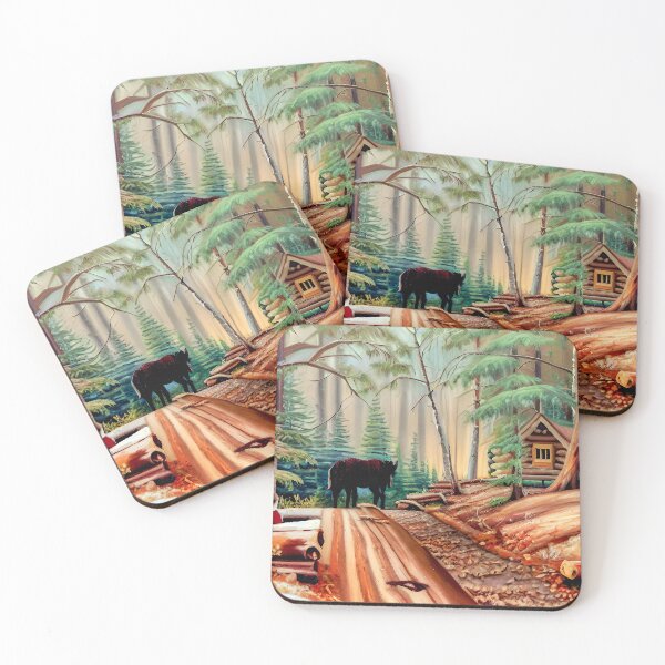 Item preview, Cozy Cabin In The Woods designed and sold by LRenee Art Studio.