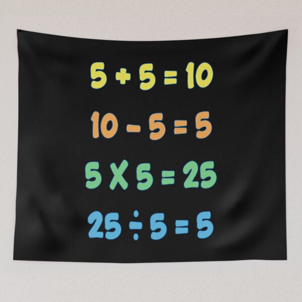 Item preview, mathematical operations designed and sold by K0tK0tu.