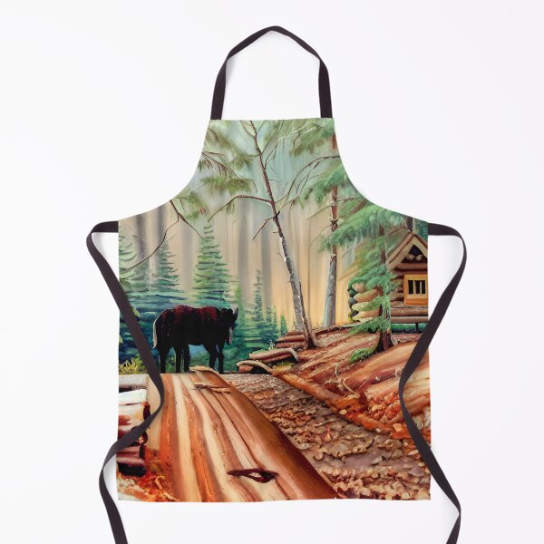Artikelvorschau, Gemütliche Hütte im Wald entworfen und verkauft von LRenee Art Studio.