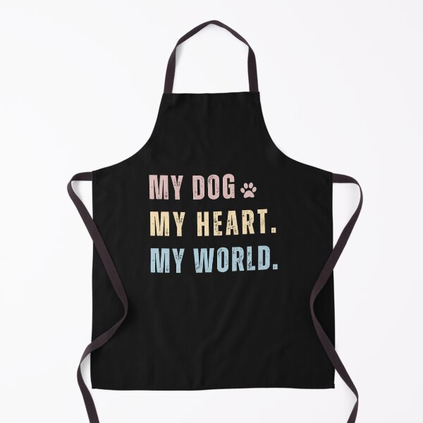 Item preview, Funny Dog Slogan, My Dog My Heart My World, Best Gift for Dog Lover designed and sold by famington.